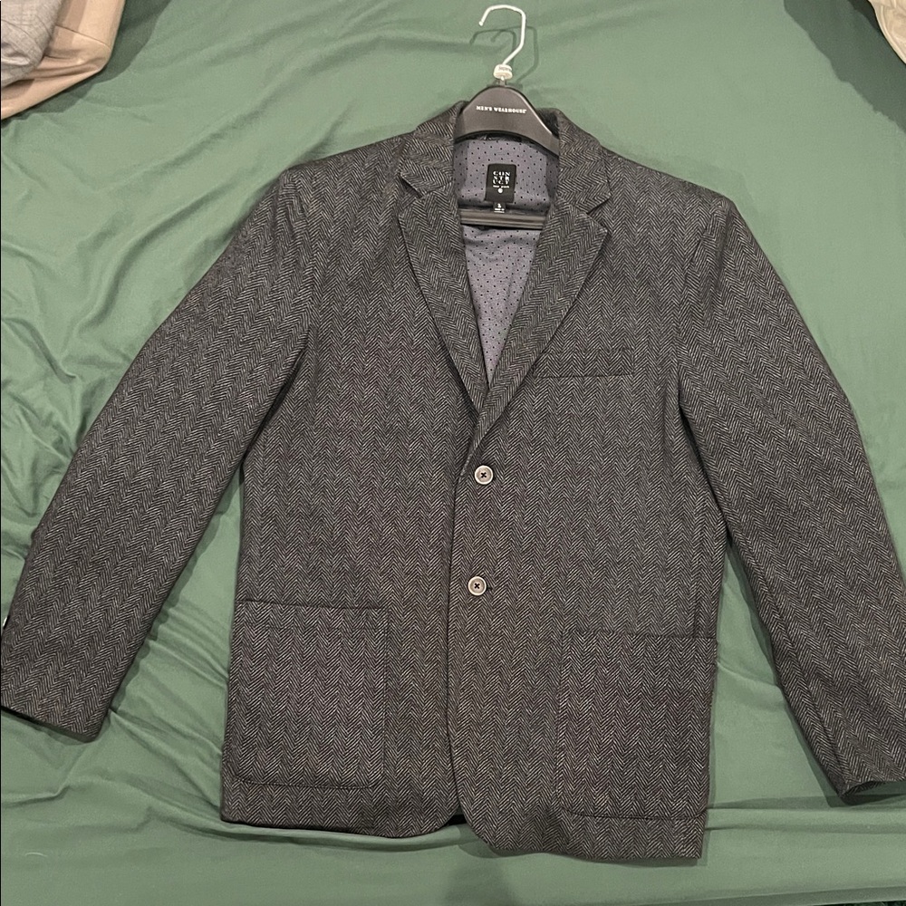 H&M Charcoal Textured Blazer